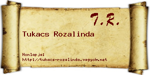 Tukacs Rozalinda névjegykártya